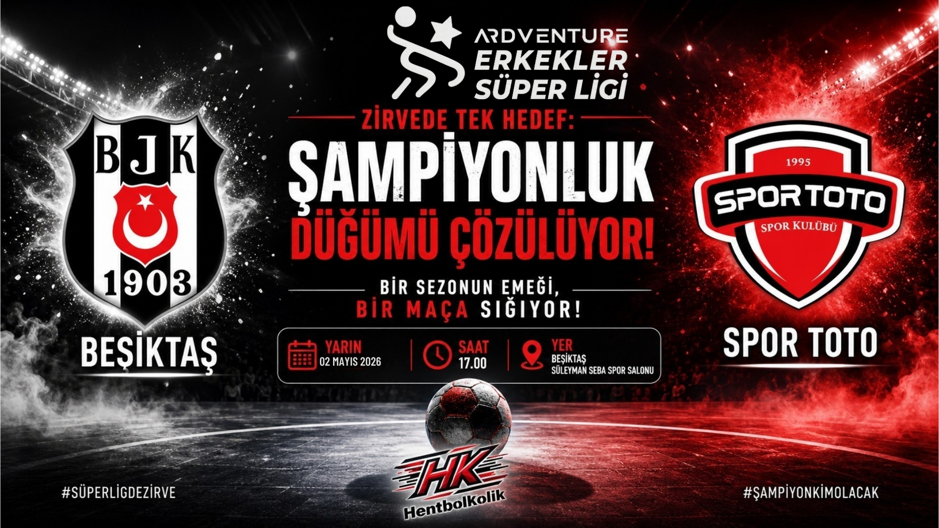 Süleyman Seba Yarın Titresin: Beşiktaş, 19. Şampiyonluk İçin Parkede