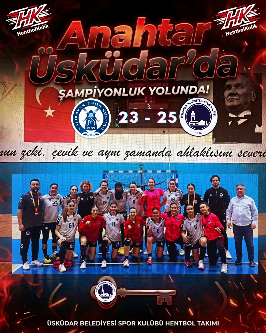 Üsküdar Yalıkavak'ı Devirdi, Play-Off'ta Anahtar Konuma Oturdu