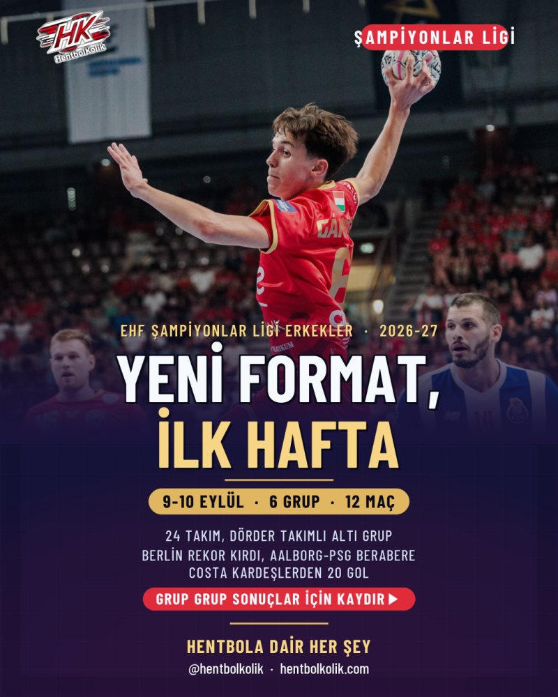 Şampiyonlar Ligi 2026-27 ilk hafta kapak