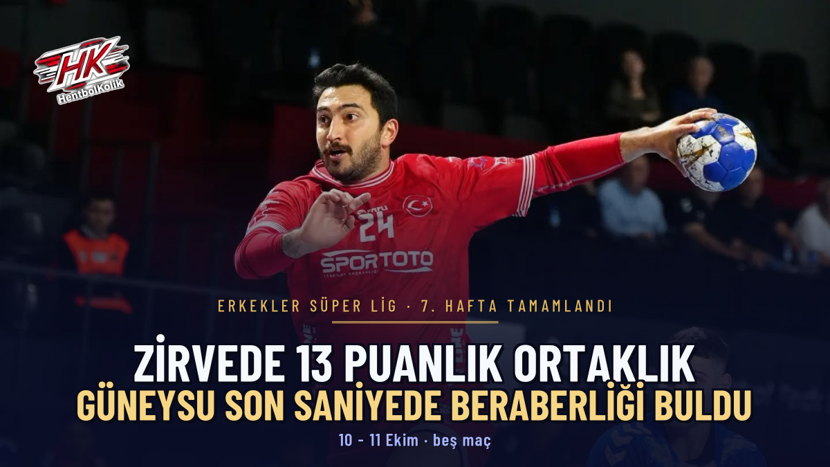 Erkekler Süper Ligi'nde 7. Hafta Tamamlandı: İstanbul Gençlik Geriden Gelip Zirveye Ortak Oldu
