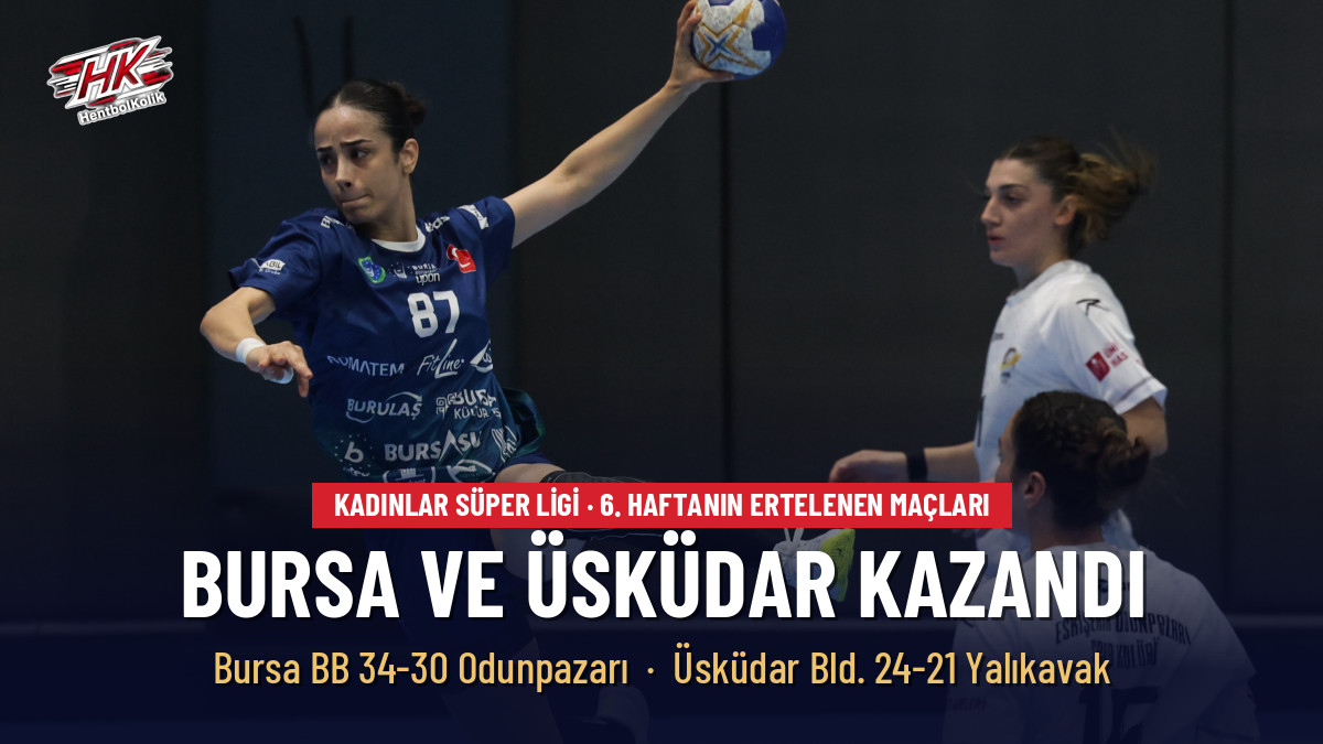 Kadınlar Süper Ligi'nde Ertelenen Maçlar: Bursa Büyükşehir İkinciliğe, Üsküdar Üçüncülüğe Yükseldi
