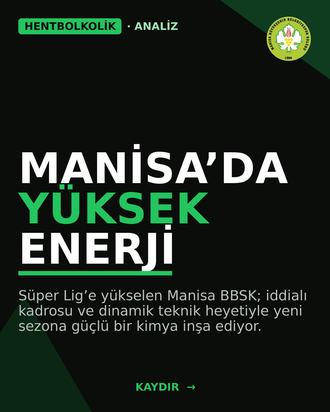 Süper Lig'e yükselen Manisa BBSK: Yasemin Şahin transferi ve Sarpaş-Şimşek teknik heyeti