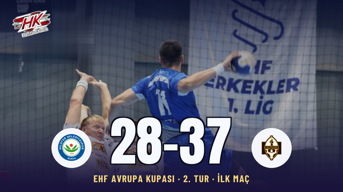 Nilüfer Belediyespor Avrupa Kupası'nda Runar'a 37-28 Yenildi, Rövanş Sandefjord'da